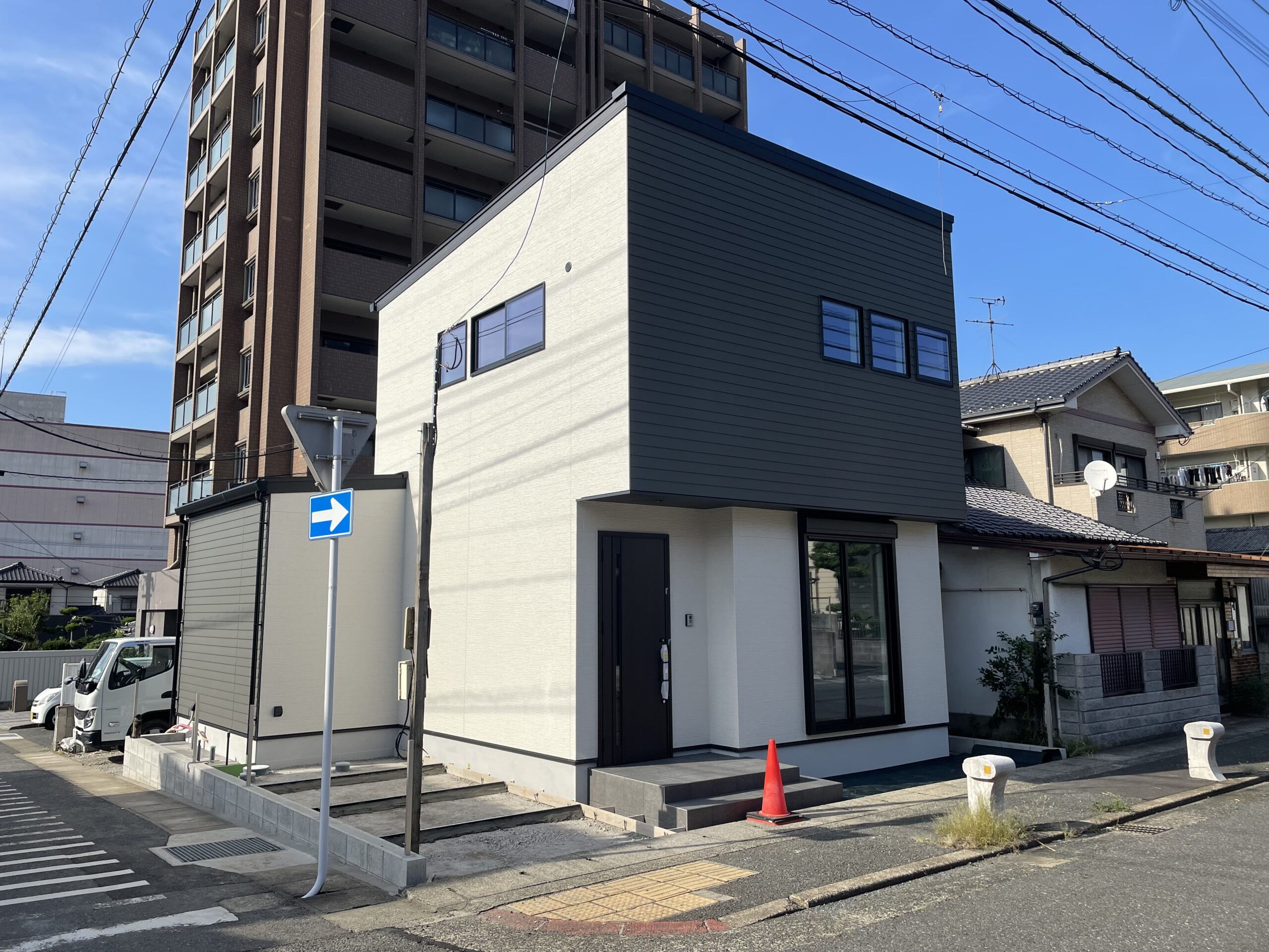 1号地：分譲住宅着工中